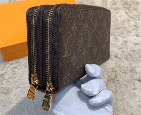 double zipper louis vuitton wallet